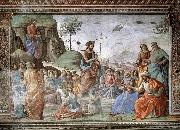GHIRLANDAIO, Domenico Preaching of St John the Baptist oil painting reproduction